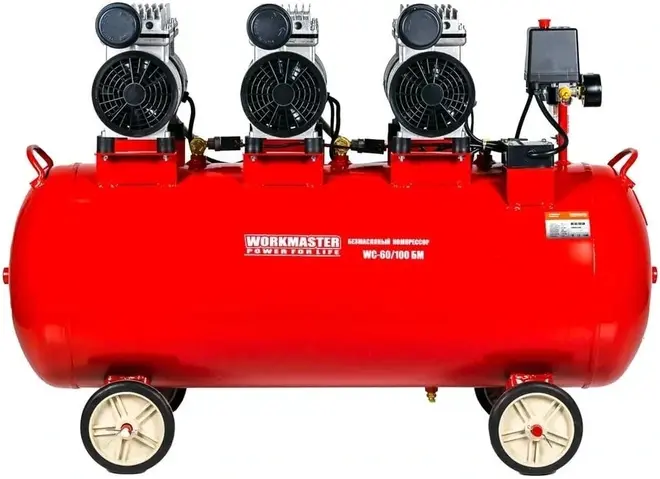 Workmaster WC-60/100БМ компрессор воздушный безмасляный ( бар8 бар)