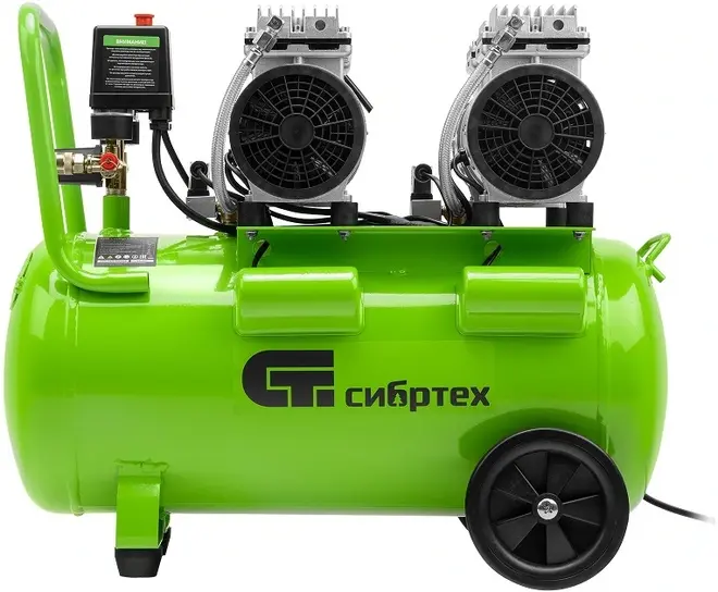 Сибртех МБ 2000/50 компрессор безмаслянный малошумный (2000 Вт)
