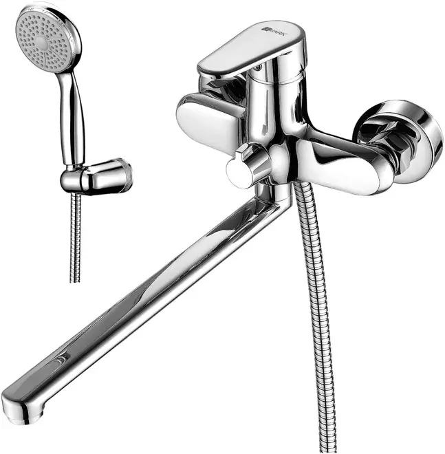Lemark Point LM0351 смеситель для ванны хром излив 300 мм (LM0351C)