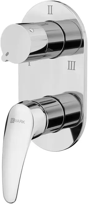 Lemark Linara LM0428 смеситель для ванны и душа скрытого монтажа хром (LM0428C)