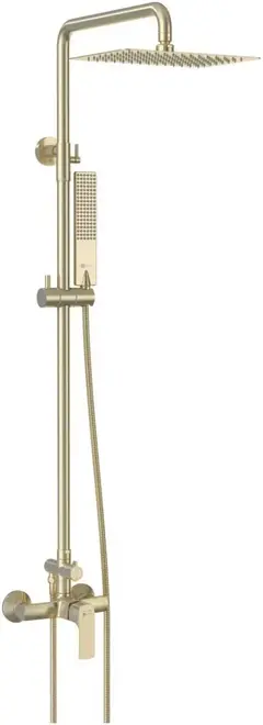 Lemark Ursus LM7260 система душевая без излива черная матовая (LM7260BL)