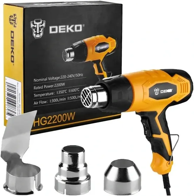 Deko HG-2200 фен строительный №083-1012