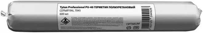 Титан Professional PU 40 Optimum герметиик полиуретановый (600 мл) серый
