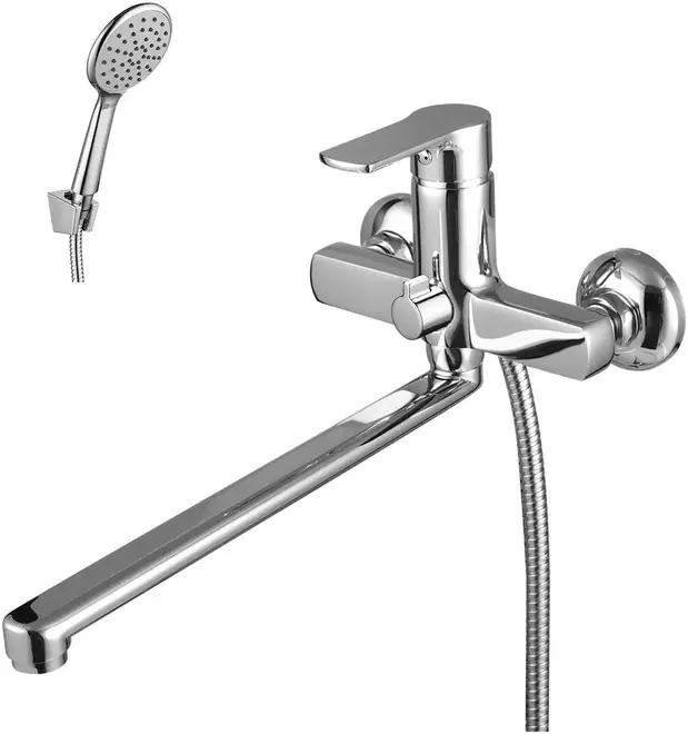 Lemark Plus Grace LM1551 смеситель для ванны хром излив 300 мм (LM1551C)