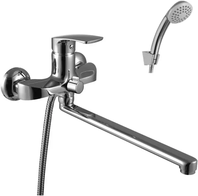 Lemark Plus Shape LM1751 смеситель для ванны хром излив 300 мм (LM1751C)