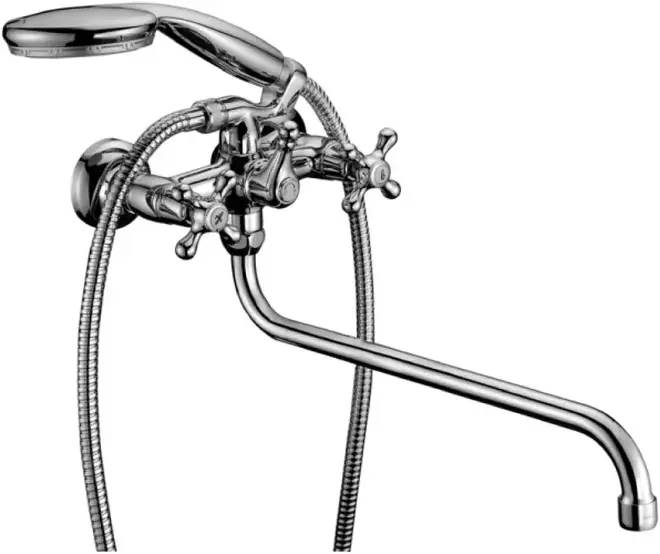 Lemark Standard LM2151 смеситель для ванны хром излив 350 мм (LM2151C)
