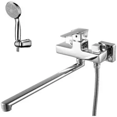 Lemark Basis LM3617 смеситель для ванны хром излив 350 мм (LM3617C)