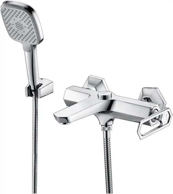 Lemark Prizma LM3914 смеситель для ванны хром излив 138 мм (LM3914C)