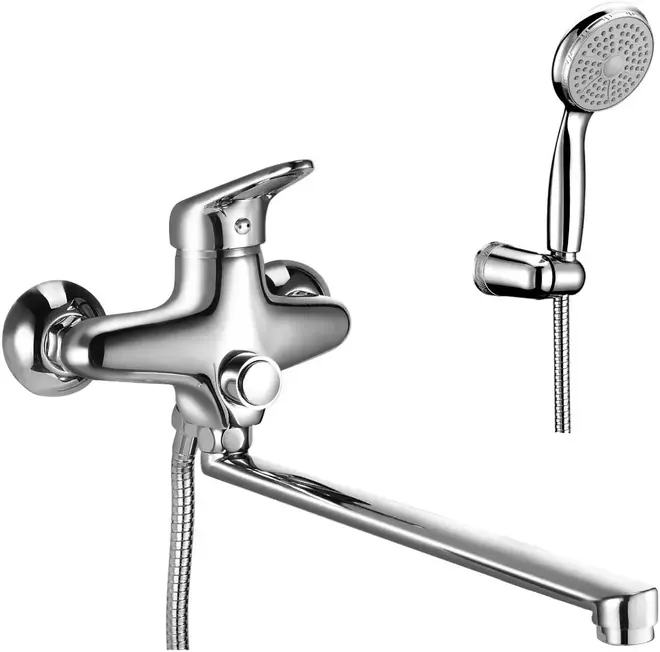 Lemark Luna LM4157 смеситель для ванны хром излив 350 мм (LM4157C)