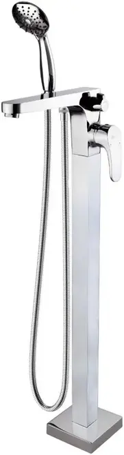 Lemark Shift LM4344 смеситель для ванны напольный хром излив 233 мм (LM4344C)