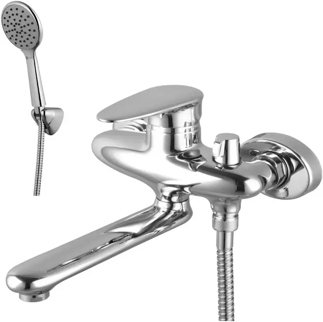 Lemark Status LM4414 смеситель для ванны хром излив 234 мм (LM4414C)