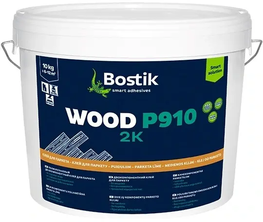 Bostik Wood P909 2K клей полиуретановый 2-комп для паркета (1 кг (компонент В)