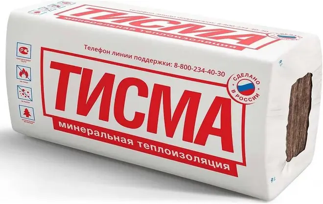 Кнауф ТеплоKnauf Тисма TS 038 Aquastatik плита минераловатная (0,6*1,3 м)
