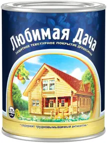 Любимая Дача защитное текстурное покрытие древесины (750 мл) махагон