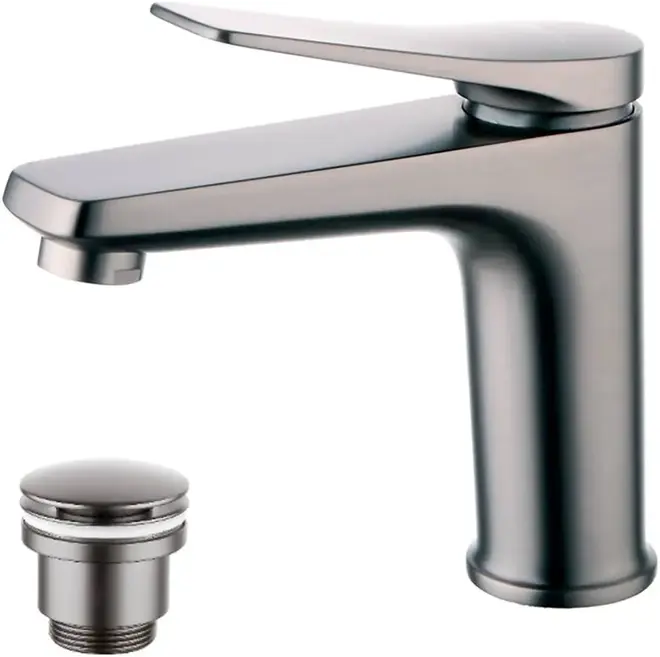 Lemark Bronx LM3706 смеситель для раковины графит (LM3706GM)
