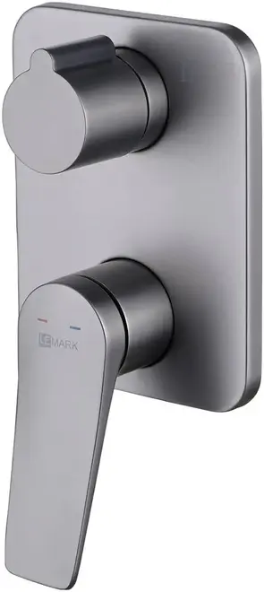 Lemark Bronx LM3727 смеситель для ванны и душа скрытого монтажа графит (LM3727GM)