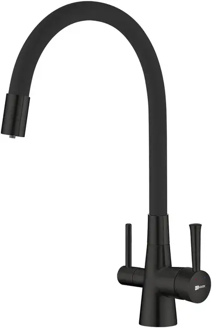 Lemark Comfort LM3075 смеситель для кухни с подключением к фильтру черный (LM3075BL)