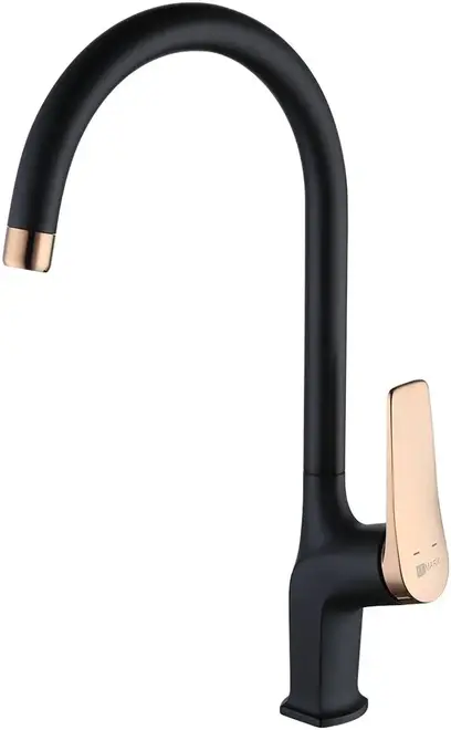 Lemark Bronx LM3705 смеситель для кухни черный/золото (LM3705BLR)