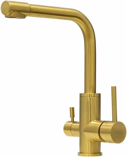 Lemark Expert LM5061 смеситель для кухни с подключением к фильтру золото (LM5061G)