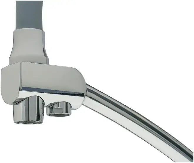 Lemark Comfort LM3071 смеситель для кухни с подключением к фильтру хром/серый (LM3071C-Gray)