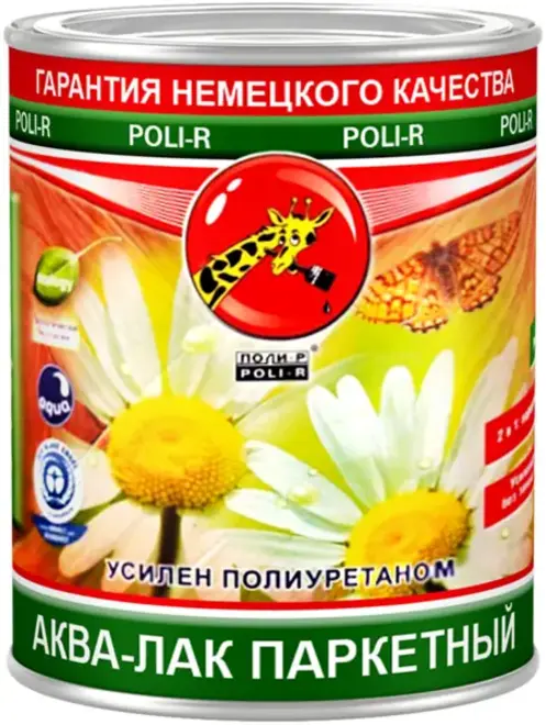 Поли-Р аква-лак паркетный (750 мл) шелковисто-матовый