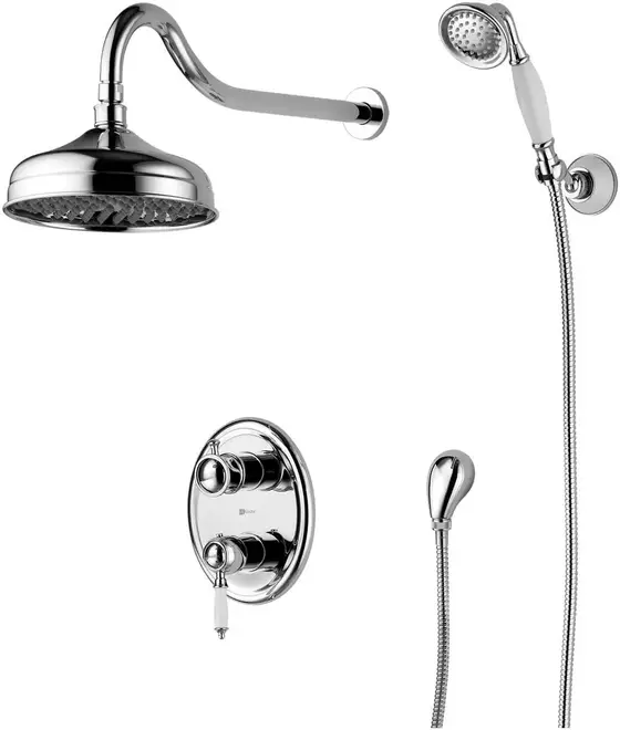 Lemark Villa LM4829 система душевая скрытого монтажа без излива хром (LM4829C)