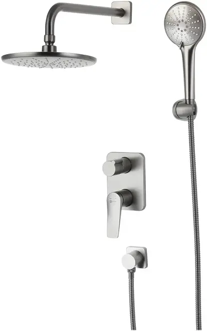Lemark Bronx LM3729 система душевая скрытого монтажа без излива графит матовый (LM3729GM)