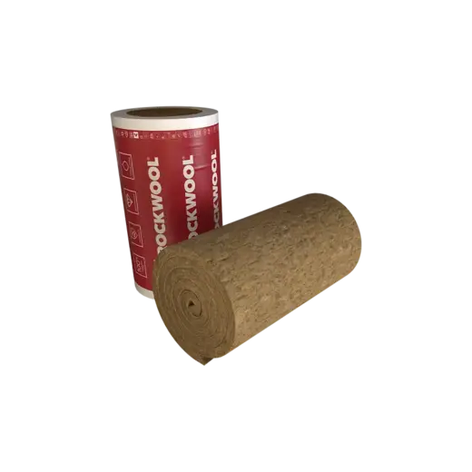 Rockwool Тех Мат легкий гидрофобизированный мат из каменной ваты (1*4.5 м/70 мм) кашированный фольгой (к/ф)