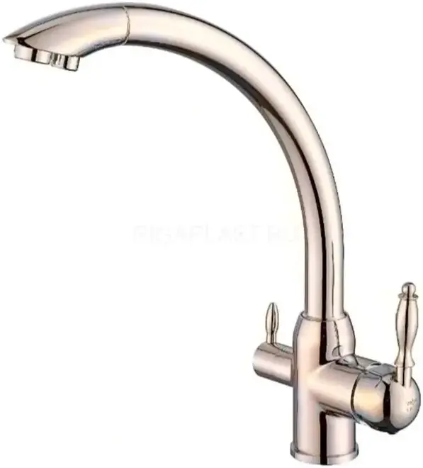 Vieir V15003 смеситель для кухни с подключением к фильтру сатин (V15003-G)