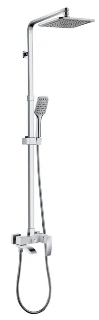 Ganzer GZ 44061 система душевая белая (GZ 44061F)