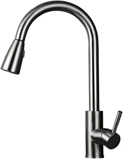 Vieir V15023 смеситель для кухни с выдвижной лейкой сатин (V15023)