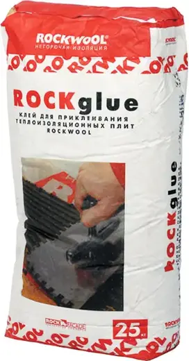 Rockwool Rockglue клей для приклеивания теплоизоляционных плит (25 кг)