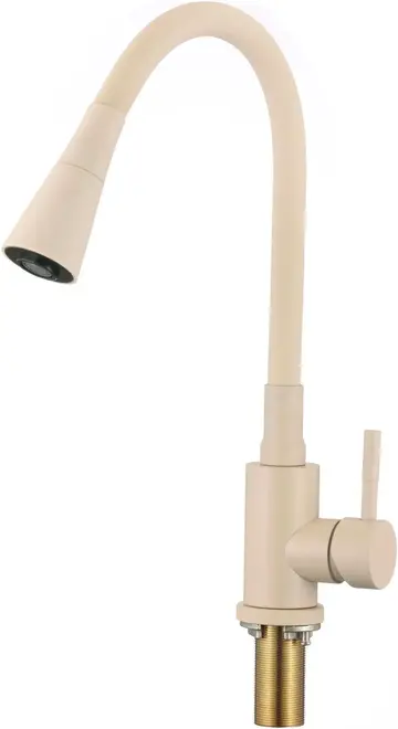 Savol S-3002YM смеситель для кухни с гибким изливом бежевый (S-3002YM)