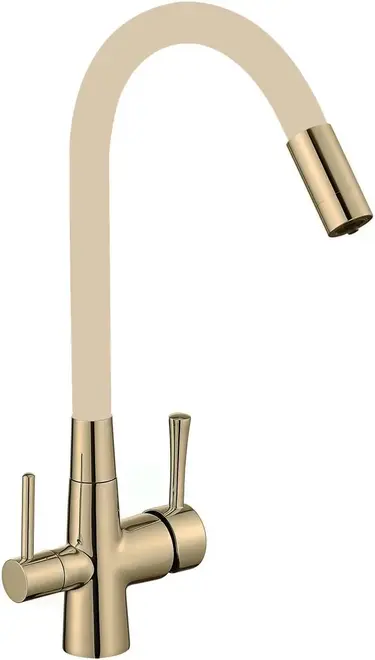 Savol S-L1806C смеситель для кухни со встроенным фильтром бежевый/бронза (S-L1806C-12)