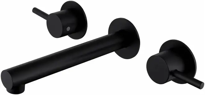 Abber Emotion AF88121 смеситель для раковины скрытого монтажа черный матовый (AF88121B)