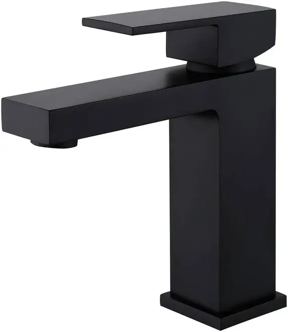Abber Daheim AF8210 смеситель для раковины черный матовый (AF8210B)