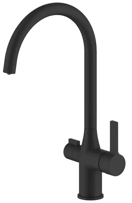 Iddis Pure Ji05 смеситель для кухни с подключением к фильтру черный матовый (PURBLFJi05)
