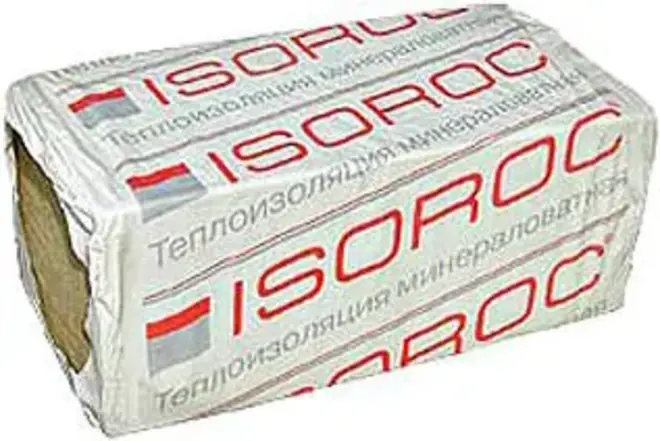 Изорок Изовент-Л негорючая гидрофобизированная плита (0.6*1 м/50 мм) 8 плит