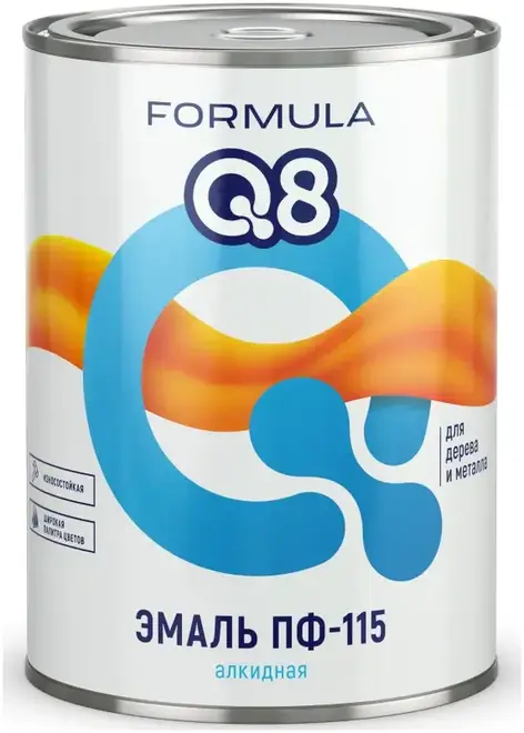 Formula Q8 ПФ-115 эмаль алкидная (2.6 кг) хаки