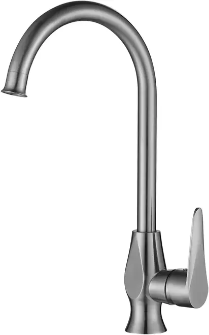 Профсан Steel ПСМ-300-3 смеситель для кухни стальной матовый (ПСМ-300-3)