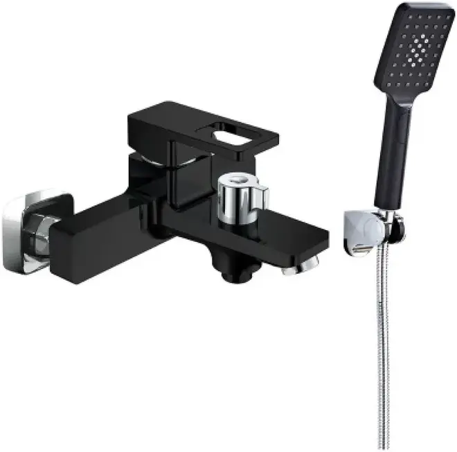 Vieir V353531 смеситель для душа черный/хром излив 155 мм (V353531-C)