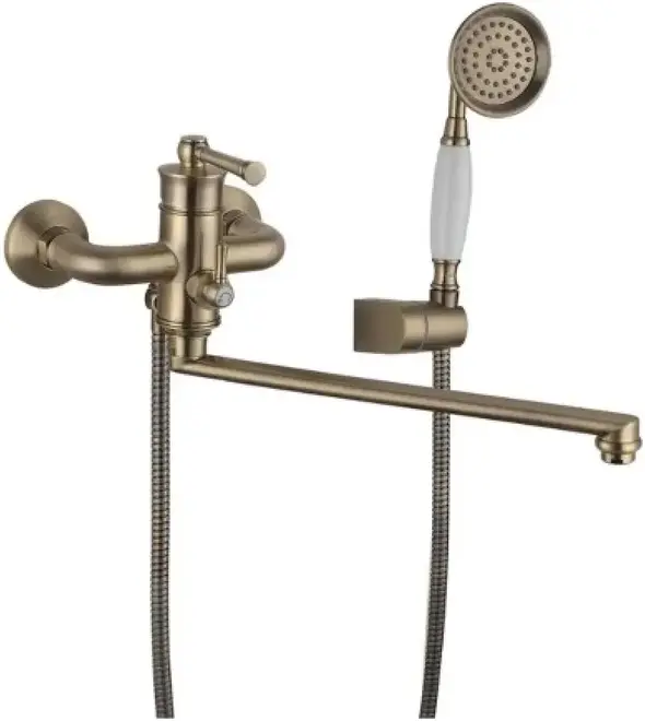 Vieir V273541 смеситель для ванны бронза излив 310 мм (V273541-D)