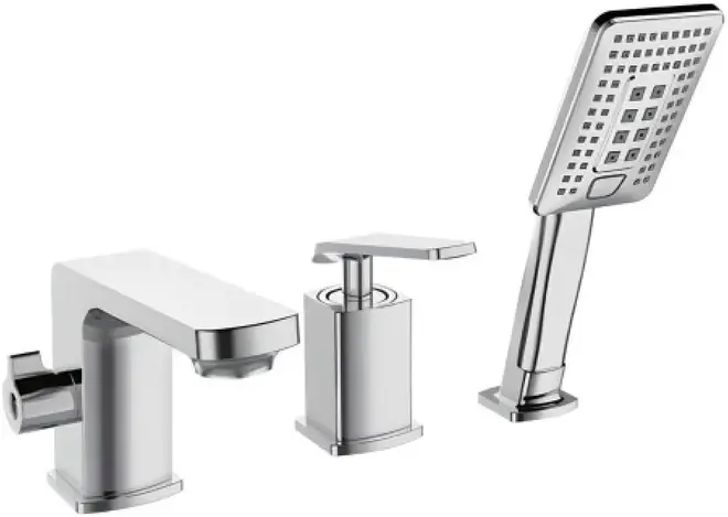 Vieir V333552 смеситель на борт ванны хром (V333552)