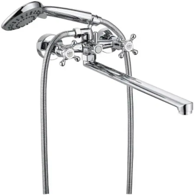 Vieir V130141 смеситель для ванны хром излив 400 мм (V130141)