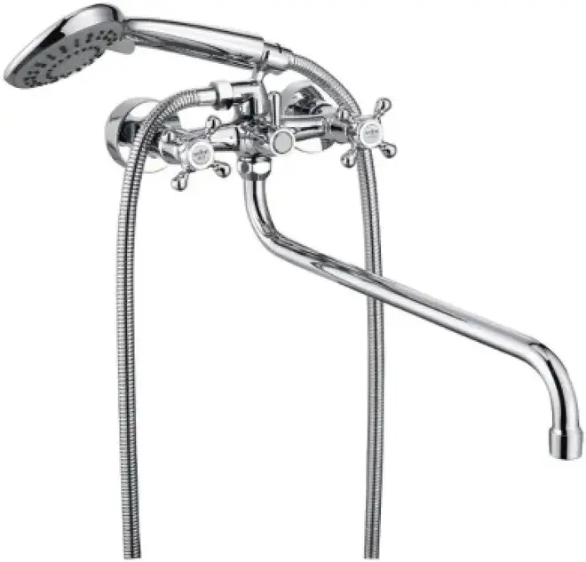 Vieir V130142 смеситель для ванны хром излив 400 мм (V130142)