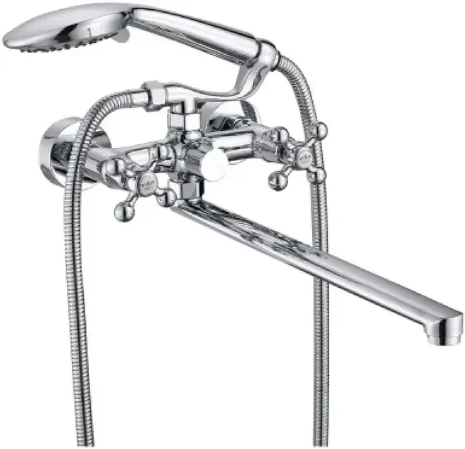 Vieir V140141 смеситель для ванны хром излив 350 мм (V140141)
