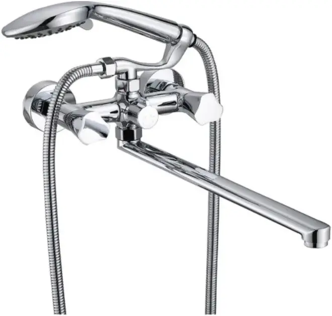 Vieir V150141 смеситель для ванны хром излив 350 мм (V150141)