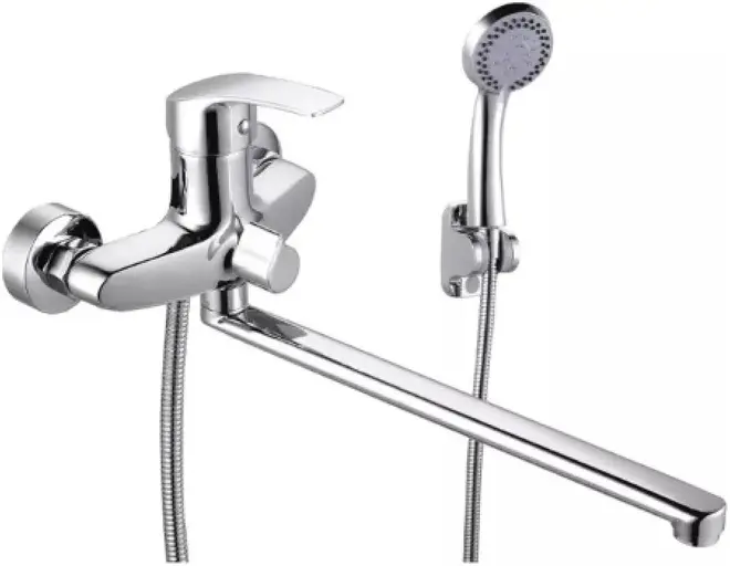 Vieir V204041 смеситель для ванны хром излив 350 мм (V204041)