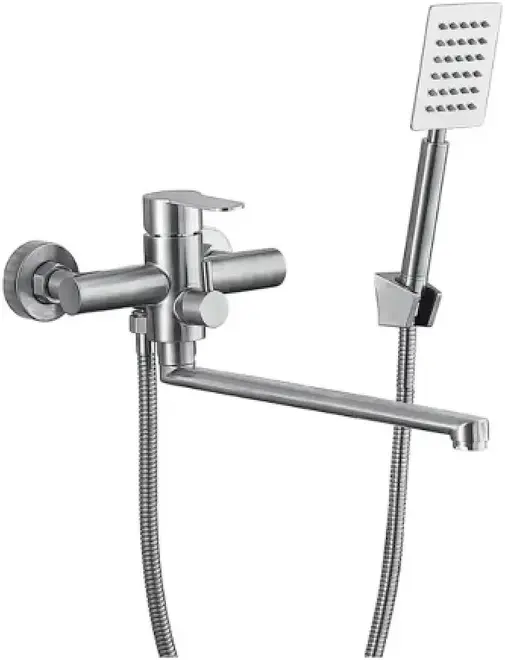 Vieir V313541 смеситель для ванны металлик излив 407 мм (V313541)