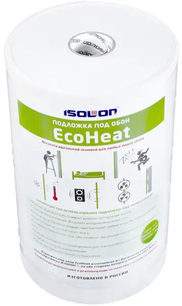 Изолон Ecoheat подложка под обои (0.5*14 м/5 мм)